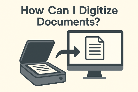 How can I digitize documents?